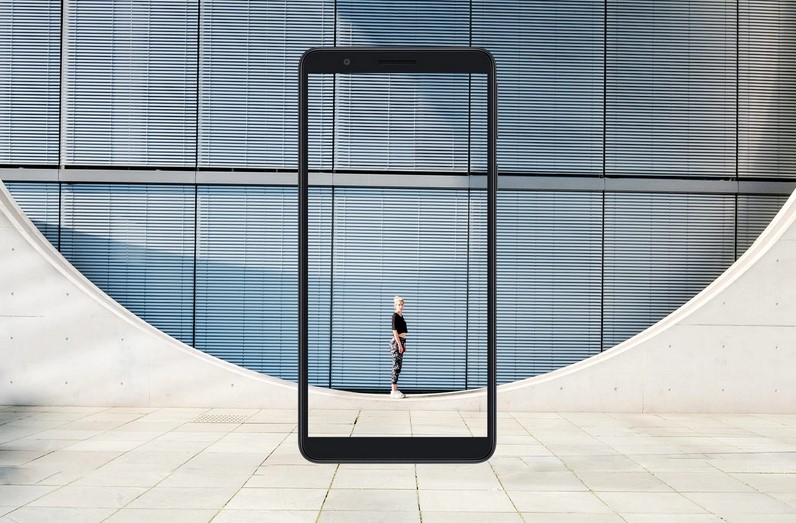 Samsung Galaxy a01 Core 16gb cep telefonu ekran tasarımı